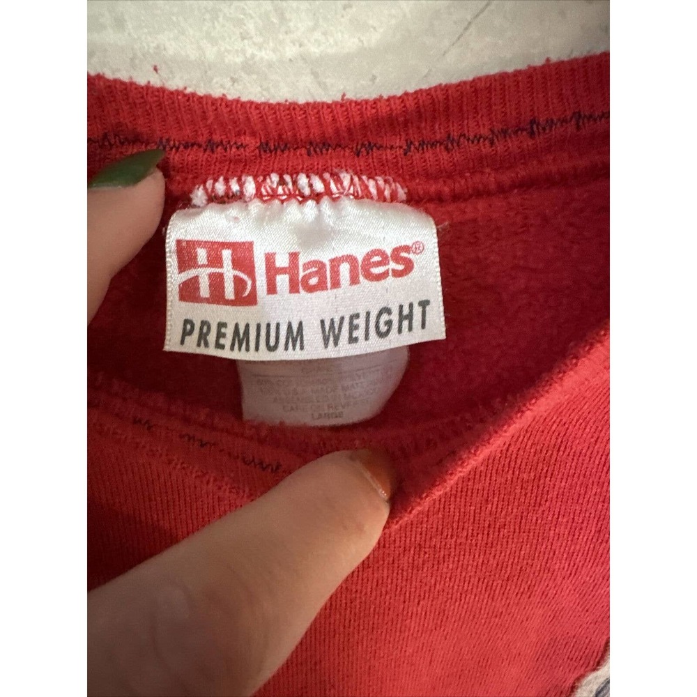 Vintage Hanes Patch Crewneck Sz L EUC - Picture 3 of 5